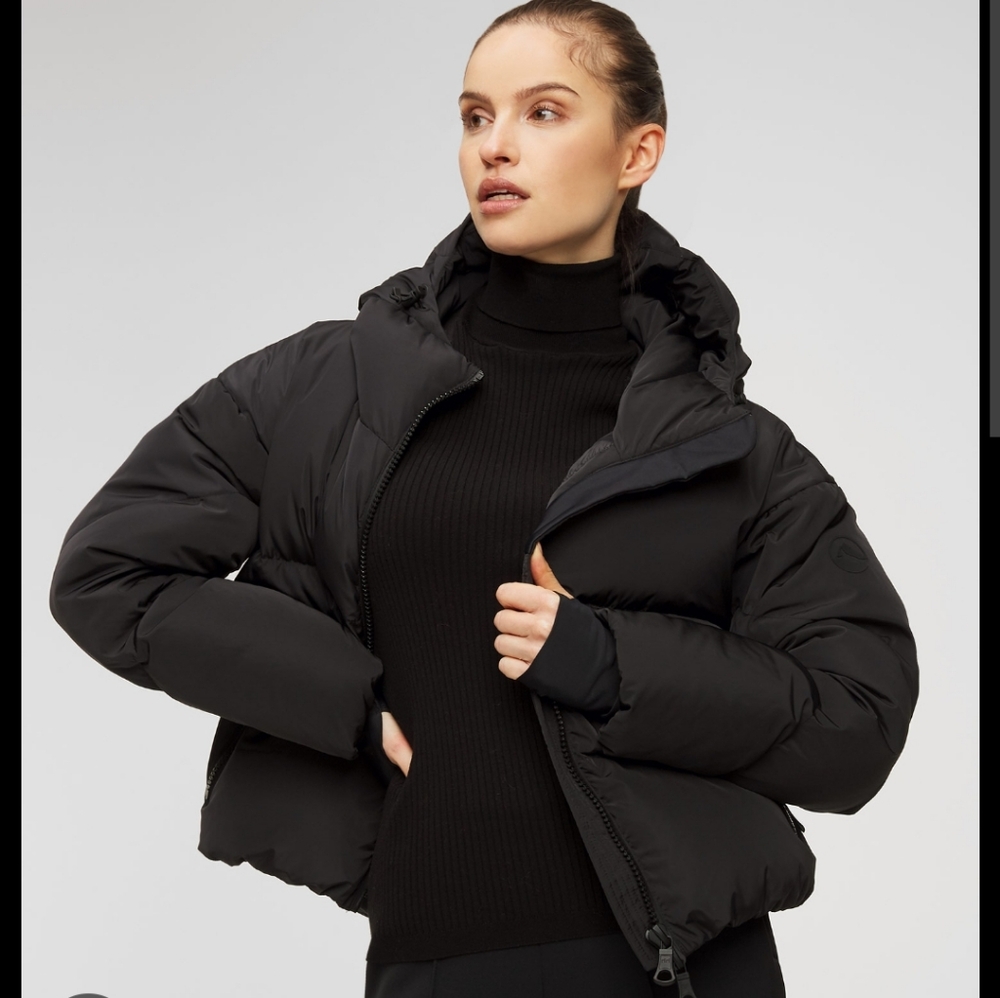 Cordova Meribel Hooded Down Puffer Ski Jacket Onyx Black - Picture 12 of 17